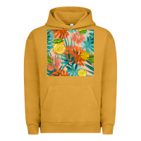 Pigment Peanut Butter pineapple and lemon seamless pattern Urban Hoodie - BundleAndBundleShop