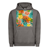 Pigment Tornado pineapple and lemon seamless pattern Urban Hoodie - BundleAndBundleShop