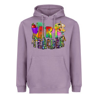 Lavender art teacher Heavyweight Hoodie - Zillion Design Studio