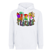 White art teacher Heavyweight Hoodie - Zillion Design Studio