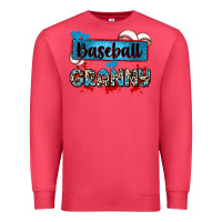 Cardinal baseball granny with leopard Premium Sweatshirt - Zillion Design Studio