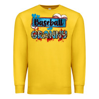 Lemon baseball granny with leopard Premium Sweatshirt - Zillion Design Studio