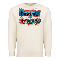 Sandshell baseball granny with leopard Premium Sweatshirt - Zillion Design Studio