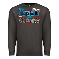 Smoke baseball granny with leopard Premium Sweatshirt - Zillion Design Studio