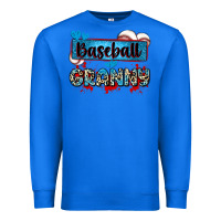 True Royal baseball granny with leopard Premium Sweatshirt - Zillion Design Studio