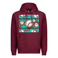 Burgundy baseball Premium Hoodie - JahusDesignShop