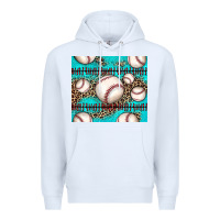 White baseball Premium Hoodie - JahusDesignShop
