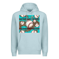 Blue Mist baseball Premium Hoodie - JahusDesignShop