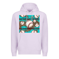 Lilac baseball Premium Hoodie - JahusDesignShop