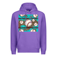 Purple baseball Premium Hoodie - JahusDesignShop