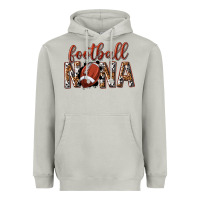 Football Nana With Leopard Heavyweight Hoodie | Teevron