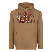 Toasted Coconut football nana with leopard Heavyweight Hoodie - texasbilliewilder
