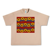 Burro usa and sunflower pattern Urban Heavy Tee - Artiststas