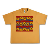 Peanut Butter usa and sunflower pattern Urban Heavy Tee - Artiststas