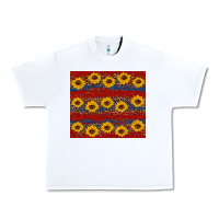 White usa and sunflower pattern Urban Heavy Tee - Artiststas
