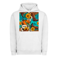 Pigment Lunar Rock cowboy boots and hat seamless pattern Urban Hoodie - BundleAndBundleShop