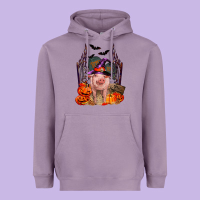 Heavyweight Hoodie Pig halloween