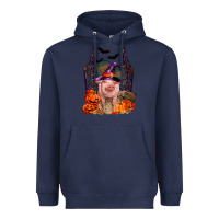 Navy Pig halloween Heavyweight Hoodie - RanaPortraitStore