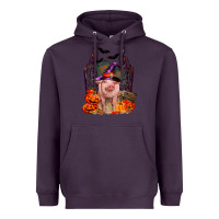 Plum Pig halloween Heavyweight Hoodie - RanaPortraitStore
