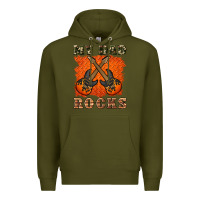 Army Green my dad rock Premium Hoodie - Artiststas