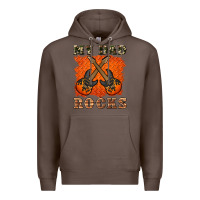 Coffee my dad rock Premium Hoodie - Artiststas