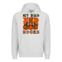Dove Grey my dad rock Premium Hoodie - Artiststas