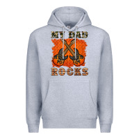Heather Grey my dad rock Premium Hoodie - Artiststas