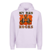 Lilac my dad rock Premium Hoodie - Artiststas