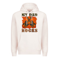 Pale Pink my dad rock Premium Hoodie - Artiststas
