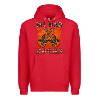 Red my dad rock Premium Hoodie - Artiststas