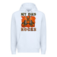 White my dad rock Premium Hoodie - Artiststas