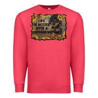 Cardinal life is better with a dachshund Premium Sweatshirt - RanaPortraitStore