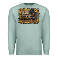 Seafoam life is better with a dachshund Premium Sweatshirt - RanaPortraitStore