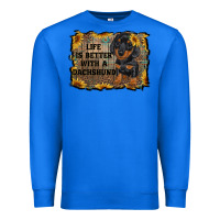 True Royal life is better with a dachshund Premium Sweatshirt - RanaPortraitStore