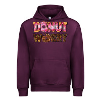 Mauve Wine donut worry with donut Urban Hoodie - AdoDesignShop