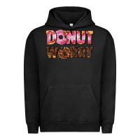 Pigment Black donut worry with donut Urban Hoodie - AdoDesignShop