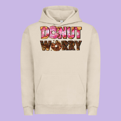 Donut Worry With Donut Urban Hoodie Designed By Adodesignshop