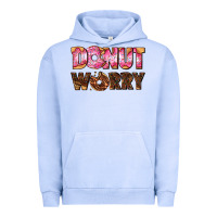 Pigment Grape Ice donut worry with donut Urban Hoodie - AdoDesignShop