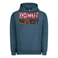 Pigment Midnight Navy donut worry with donut Urban Hoodie - AdoDesignShop