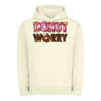 Pigment Pistachio donut worry with donut Urban Hoodie - AdoDesignShop