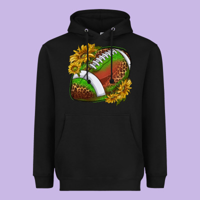 Heavyweight Hoodie footballwithsunflowers