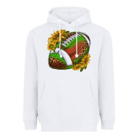 White footballwithsunflowers Heavyweight Hoodie - texasbilliewilder