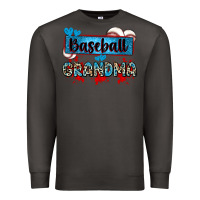 Smoke baseball grandma with leopard Premium Sweatshirt - Zillion Design Studio