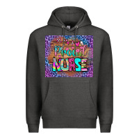 Charcoal Heather proud nurse tumbler Premium Hoodie - BundleAndBundleShop
