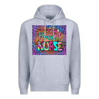 Heather Grey proud nurse tumbler Premium Hoodie - BundleAndBundleShop