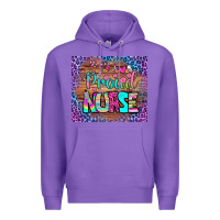 Purple proud nurse tumbler Premium Hoodie - BundleAndBundleShop