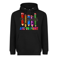 Black my students are on point Heavyweight Hoodie - Zillion Design Studio