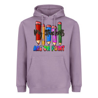 Lavender my students are on point Heavyweight Hoodie - Zillion Design Studio