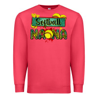 Cardinal softball nana with leopard Premium Sweatshirt - Zillion Design Studio