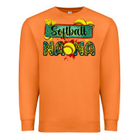 Carrot softball nana with leopard Premium Sweatshirt - Zillion Design Studio